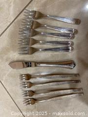 MaxSold Auction: Mixed Flatware Lot — 10 pcs Tramontina &#38; Kirk Stieff Styles - Lakeshore (Ontario, Canada) PARTNER MANAGED Estate Sale Online Auction - County Road 42