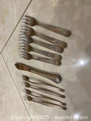 MaxSold Auction: Mixed Flatware Lot — 10 pcs Tramontina &#38; Kirk Stieff Styles - Lakeshore (Ontario, Canada) PARTNER MANAGED Estate Sale Online Auction - County Road 42