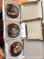 MaxSold Auction: Norman Rockwell Centennial Collection Limited Edition Plates (3) - Lakeshore (Ontario, Canada) PARTNER MANAGED Estate Sale Online Auction - County Road 42