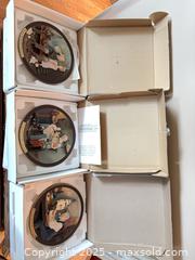 MaxSold Auction: Norman Rockwell Centennial Collection Limited Edition Plates (3) - Lakeshore (Ontario, Canada) PARTNER MANAGED Estate Sale Online Auction - County Road 42