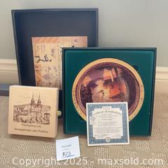 MaxSold Auction: Norman Rockwell &#34;Is He Coming?&#34; Limited Edition Decorative Plate, Serving Tray &#38; Decorative  - Lakeshore (Ontario, Canada) PARTNER MANAGED Estate Sale Online Auction - County Road 42