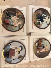 MaxSold Auction: Set of 4 Norman Rockwell Centennial Limited-Edition Plates - Lakeshore (Ontario, Canada) PARTNER MANAGED Estate Sale Online Auction - County Road 42