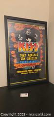 MaxSold Auction: Framed kiss poster from 1997 with Rage Against the Machine as the special guest - Ottawa (Ontario, Canada) SELLER MANAGED Downsizing Online Auction - Seabrooke Drive