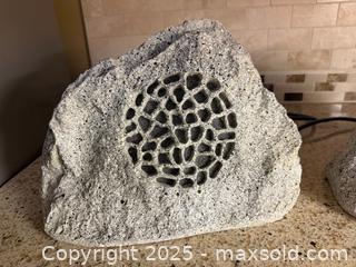 MaxSold Auction: Outdoor/landscape Rock Speakers, Pair - Toronto (Ontario, Canada) SELLER MANAGED Downsizing Online Auction - O'Connor Drive (CONDO)