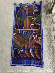 MaxSold Auction: Vintage Andean Hand-Embroidered Textile Wall Hanging (Uros Motifs) - Toronto (Ontario, Canada) SELLER MANAGED Downsizing Online Auction - O'Connor Drive (CONDO)
