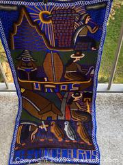 MaxSold Auction: Vintage Andean Hand-Embroidered Textile Wall Hanging (Uros Motifs) - Toronto (Ontario, Canada) SELLER MANAGED Downsizing Online Auction - O'Connor Drive (CONDO)