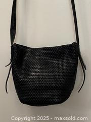 MaxSold Auction: Vintage Cole Haan Black Soft Woven Leather Shoulder Bag - Toronto (Ontario, Canada) SELLER MANAGED Downsizing Online Auction - O'Connor Drive (CONDO)