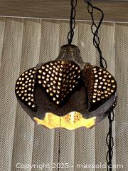 MaxSold Auction: Vintage Fabulous MCM Maurice Chalvignac swag lamp - Toronto (Ontario, Canada) SELLER MANAGED Downsizing Online Auction - O'Connor Drive (CONDO)