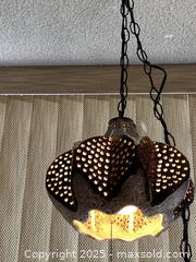 MaxSold Auction: Vintage Fabulous MCM Maurice Chalvignac swag lamp - Toronto (Ontario, Canada) SELLER MANAGED Downsizing Online Auction - O'Connor Drive (CONDO)