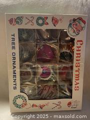 MaxSold Auction: Vintage Glass Christmas Tree Ornaments, Set of 12 - Toronto (Ontario, Canada) SELLER MANAGED Downsizing Online Auction - O'Connor Drive (CONDO)