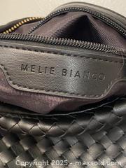 MaxSold Auction: Vintage Melie Bianco Black Woven Leather Hobo Shoulder Bag/ Purse - Toronto (Ontario, Canada) SELLER MANAGED Downsizing Online Auction - O'Connor Drive (CONDO)