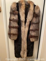 MaxSold Auction: Vintage Paul Magder Women&#39;s Full-Length Mink Coat with Fox Trim - Toronto (Ontario, Canada) SELLER MANAGED Downsizing Online Auction - O'Connor Drive (CONDO)