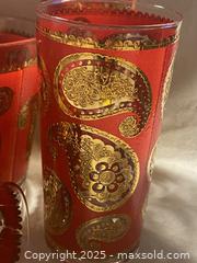 MaxSold Auction: Vintage RARE FIND Retro Barware Set of 6 Culver Glasses + 1 Ice Bucket With 22kt Gold Paisley - Toronto (Ontario, Canada) SELLER MANAGED Downsizing Online Auction - O'Connor Drive (CONDO)