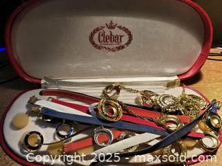 MaxSold Auction: Clebar Vintage Watch Set in Case - Burnaby (British Columbia, Canada) SELLER MANAGED Downsizing Online Auction - Claude Avenue