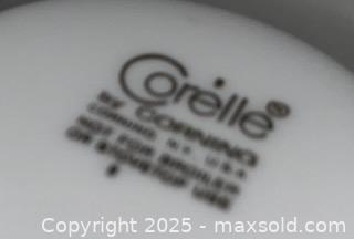 MaxSold Auction: Corelle Snowflake Blue Hook Handle Coffee Cups (3) - Citrus Heights (California, USA) SELLER MANAGED Downsizing Online Auction - Sylvan Grove Way