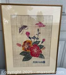 MaxSold Auction: Design on Linen Framed Wall Art, Pair (2) - Citrus Heights (California, USA) SELLER MANAGED Downsizing Online Auction - Sylvan Grove Way