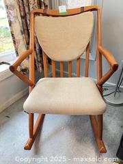 MaxSold Auction: MCM Danish teak rocking chair - Toronto (Ontario, Canada) PARTNER MANAGED Estate Sale Online Auction - Pinemore Crescent