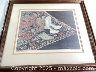 MaxSold Auction: Framed print &#39;New West&#39; - Sequim (Washington, USA) PARTNER MANAGED Downsizing Online Auction - Discovery Bay Court