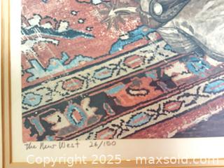 MaxSold Auction: Framed print &#39;New West&#39; - Sequim (Washington, USA) PARTNER MANAGED Downsizing Online Auction - Discovery Bay Court