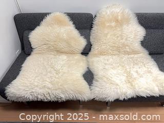 MaxSold Auction: 2 Australian sheepskin rugs - Vancouver (British Columbia, Canada) SELLER MANAGED Downsizing Online Auction - West 30th Avenue