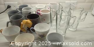 MaxSold Auction: Assorted mugs and cups - Loyalist (Ontario, Canada) SELLER MANAGED Moving Online Auction - Loyalist Parkway
