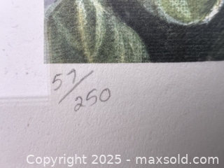 MaxSold Auction: Bird by Christine Marshall (57/250) Signed - Markham (Ontario, Canada) SELLER MANAGED Estate Sale Online Auction - John Street (STORAGE)