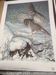 MaxSold Auction: &#34;Hunter at Dusk&#34; Lithograph by Christine Marshall (57/250) with Certificate  - Markham (Ontario, Canada) SELLER MANAGED Estate Sale Online Auction - John Street (STORAGE)
