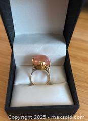 MaxSold Auction: 14k ring with agate stone  - Richmond (California, USA) PARTNER MANAGED Estate Sale Online Auction - Fresno Avenue