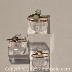 MaxSold Auction: 3 14K Gold Rings - Richmond (California, USA) PARTNER MANAGED Estate Sale Online Auction - Fresno Avenue