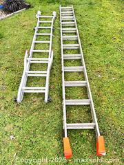 MaxSold Auction: Lot of 2 Aluminum Ladders — Articulating &#38; Extension - Victoria (British Columbia, Canada) SELLER MANAGED Estate Sale Online Auction - Fifth Street