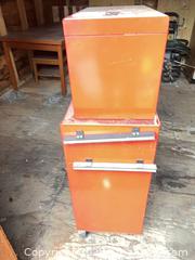MaxSold Auction: Waterloo Red Painted Steel Tool Chest Cabinet - Victoria (British Columbia, Canada) SELLER MANAGED Estate Sale Online Auction - Fifth Street