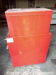 MaxSold Auction: Waterloo Red Painted Steel Tool Chest Cabinet - Victoria (British Columbia, Canada) SELLER MANAGED Estate Sale Online Auction - Fifth Street