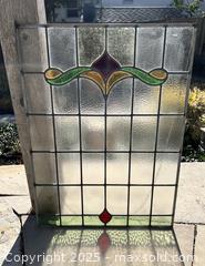 MaxSold Auction: Antique Victorian Stained Glass Window - Pickering (Ontario, Canada) SELLER MANAGED Downsizing Online Auction - Old Brock Road