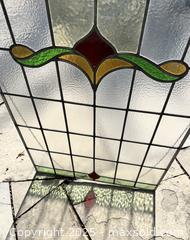 MaxSold Auction: Antique Victorian Stained Glass Window - Pickering (Ontario, Canada) SELLER MANAGED Downsizing Online Auction - Old Brock Road