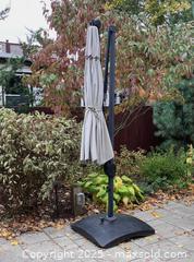 MaxSold Auction: Crate&Barrel Cantilevered Outdoor Umbrella  - Arlington (Massachusetts, USA) PARTNER MANAGED Estate Sale Online Auction - Teel Street