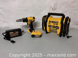 MaxSold Auction: DeWalt Inflator and Heat Gun - Arlington (Massachusetts, USA) PARTNER MANAGED Estate Sale Online Auction - Teel Street