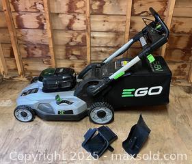 MaxSold Auction: EGO LM2100 Battery-power Lawnmower - Arlington (Massachusetts, USA) PARTNER MANAGED Estate Sale Online Auction - Teel Street