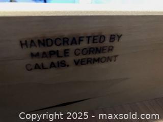 MaxSold Auction: Handcrafted Maple Corner Woodworks &#34;Horizon&#34; Highboy - Arlington (Massachusetts, USA) PARTNER MANAGED Estate Sale Online Auction - Teel Street