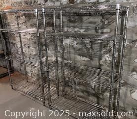 MaxSold Auction: NSF Chrome Shelving - Arlington (Massachusetts, USA) PARTNER MANAGED Estate Sale Online Auction - Teel Street