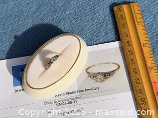 MaxSold Auction: 14 Karat + 18 Karat Gold, Diamond Ladies Engagement Ring - Hamilton (Ontario, Canada) SELLER MANAGED Estate Sale Online Auction - Gertrude Street