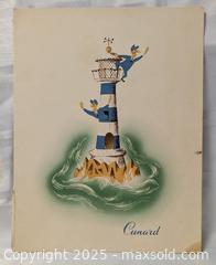 MaxSold Auction: 1955 CUNARD BOAT LUNCH MENU - Kingston (Ontario, Canada) SELLER MANAGED Downsizing Online Auction - Rosemund Crescent
