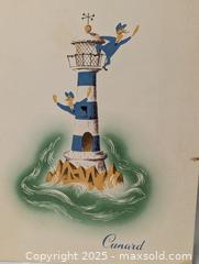 MaxSold Auction: 1955 CUNARD BOAT LUNCH MENU - Kingston (Ontario, Canada) SELLER MANAGED Downsizing Online Auction - Rosemund Crescent
