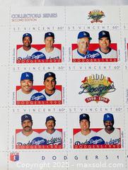 MaxSold Auction: 1990 LA DODGERS BASEBALL STAMP SET - Kingston (Ontario, Canada) SELLER MANAGED Downsizing Online Auction - Rosemund Crescent