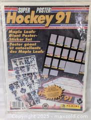 MaxSold Auction: 1991 TORONTO MAPLE LEAFS HOCKEY STICKER AND POSTER SET - Kingston (Ontario, Canada) SELLER MANAGED Downsizing Online Auction - Rosemund Crescent