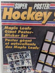 MaxSold Auction: 1991 TORONTO MAPLE LEAFS HOCKEY STICKER AND POSTER SET - Kingston (Ontario, Canada) SELLER MANAGED Downsizing Online Auction - Rosemund Crescent