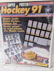 MaxSold Auction: 1991 TORONTO MAPLE LEAFS HOCKEY STICKER AND POSTER SET - Kingston (Ontario, Canada) SELLER MANAGED Downsizing Online Auction - Rosemund Crescent