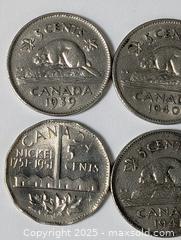 MaxSold Auction: OLDER CANADIAN NICKEL LOT OF 4 - Kingston (Ontario, Canada) SELLER MANAGED Downsizing Online Auction - Rosemund Crescent