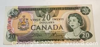 MaxSold Auction: Canadian Twenty Dollar Bill from the 1969-1979 Scenes of Canada Series  - St. Catharines (Ontario, Canada) SELLER MANAGED Estate Sale Online Auction - Monique Crescent