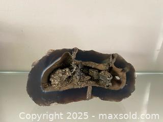 MaxSold Auction: Gold Minor Geode Rock Collectible - St. Catharines (Ontario, Canada) SELLER MANAGED Estate Sale Online Auction - Monique Crescent