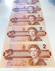 MaxSold Auction: Two Dollar Bills Canadian Lot - St. Catharines (Ontario, Canada) SELLER MANAGED Estate Sale Online Auction - Monique Crescent